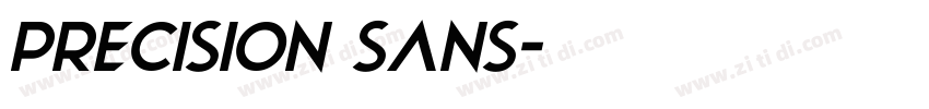 Precision Sans字体转换